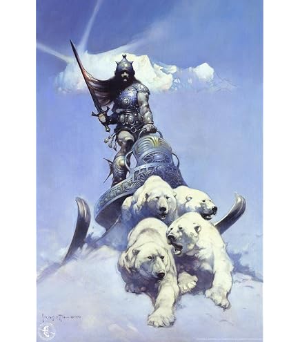 Amazon.co.jp: Frank FrazettaによるThe Destroyer ウォールアート